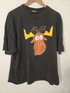 Vintage 90s Promo Bullwinkle Taco Bell Greetings Taco Lovers Shirt Mens XXL